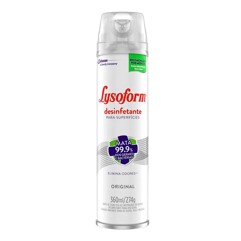 Desinfetante Aerossol Lysoform Original 360ml
