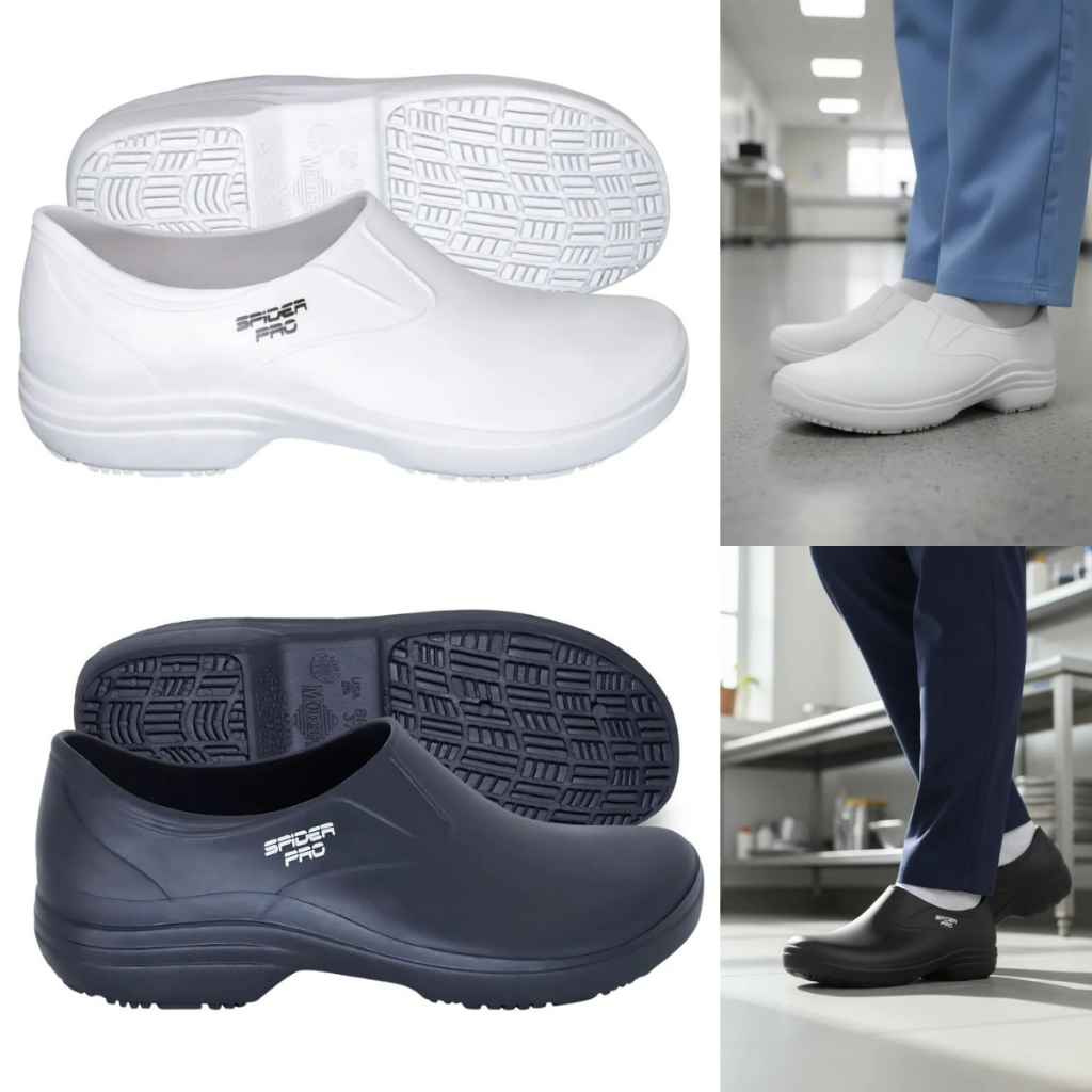 Sapato Antiderrapante Para Cozinha Limpeza Profiss