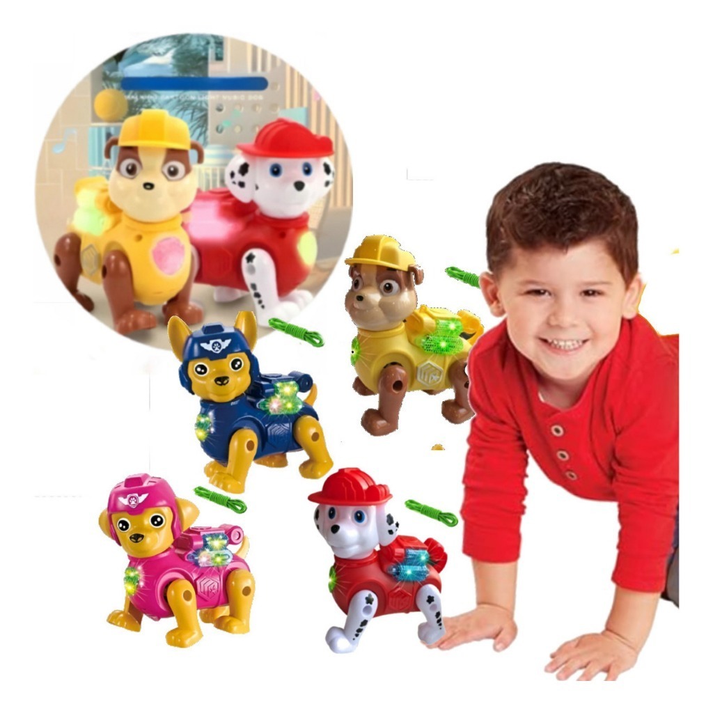 Cachorro Estilo Patrulha Canina Cachorrinho Robô 
