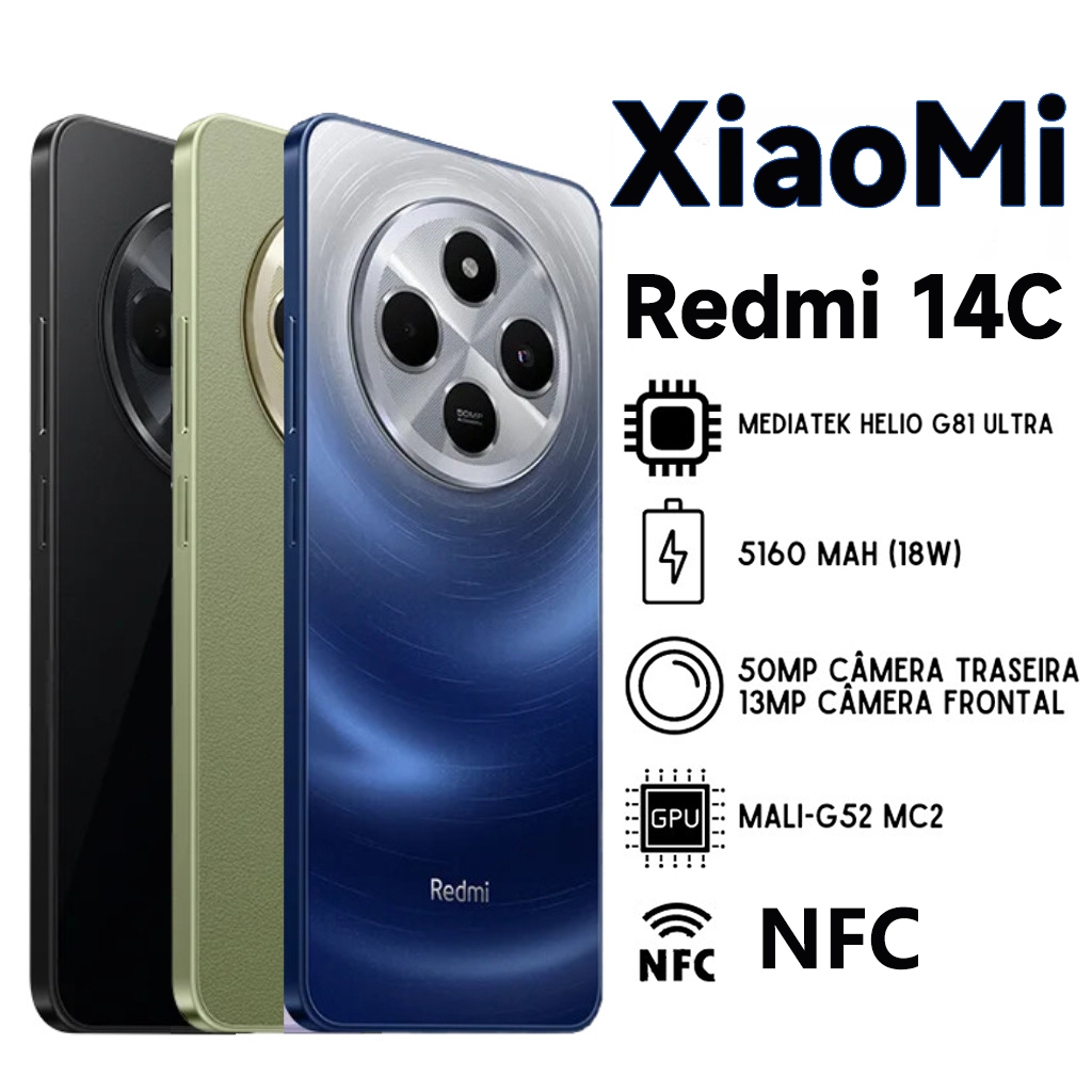 Celular Smartphone Xiaomi Redmi 14C Global Version