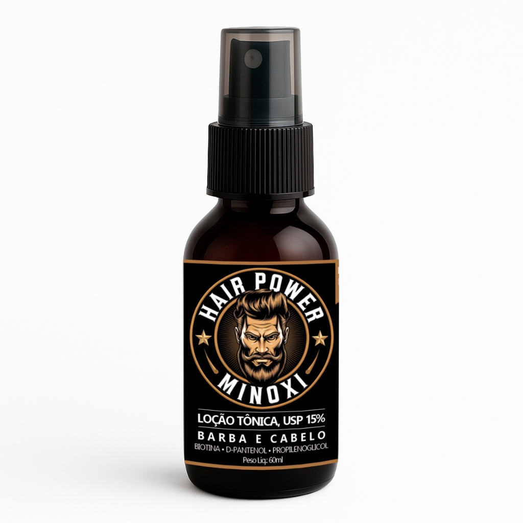 Loção Tônica Hair Power Spray Barba Cabelo Sobr