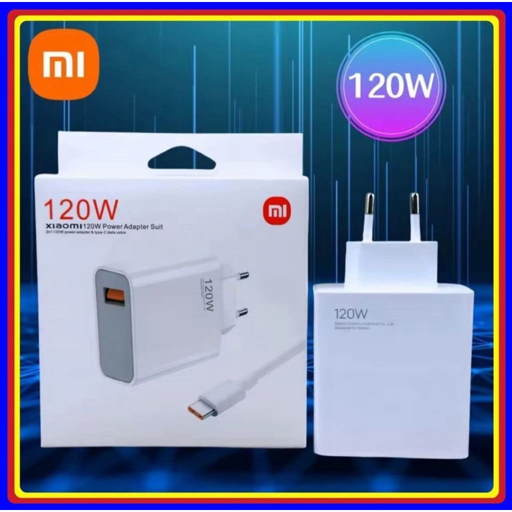 Carregador Turbo 120W Fonte Usb Carregador com cab