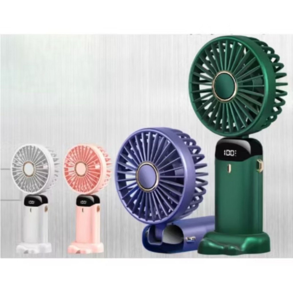 Ventilador Mini Portátil 5 Modos Pequeno Dobráve