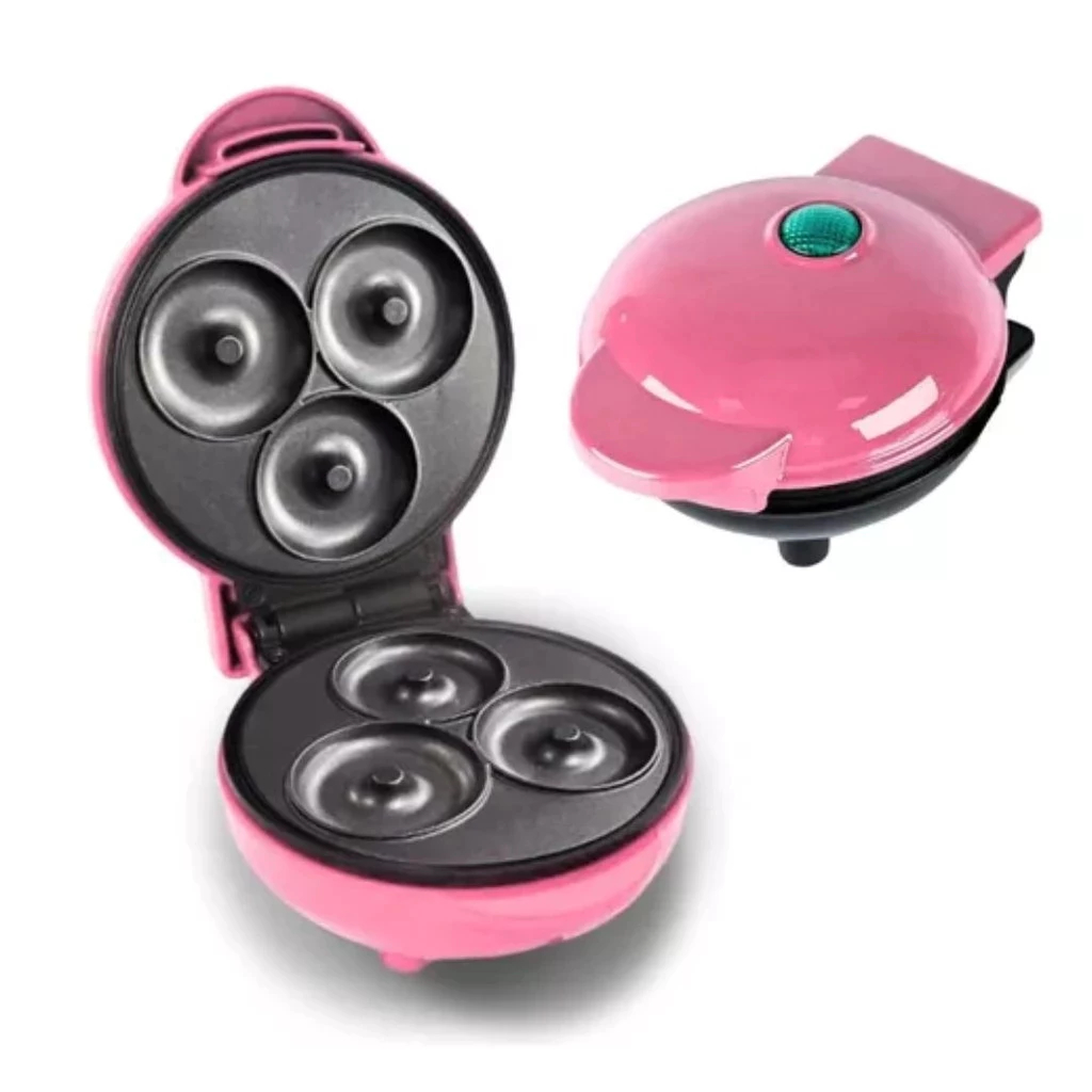 Mini Máquina de Donuts Elétrica 3 Furos – 