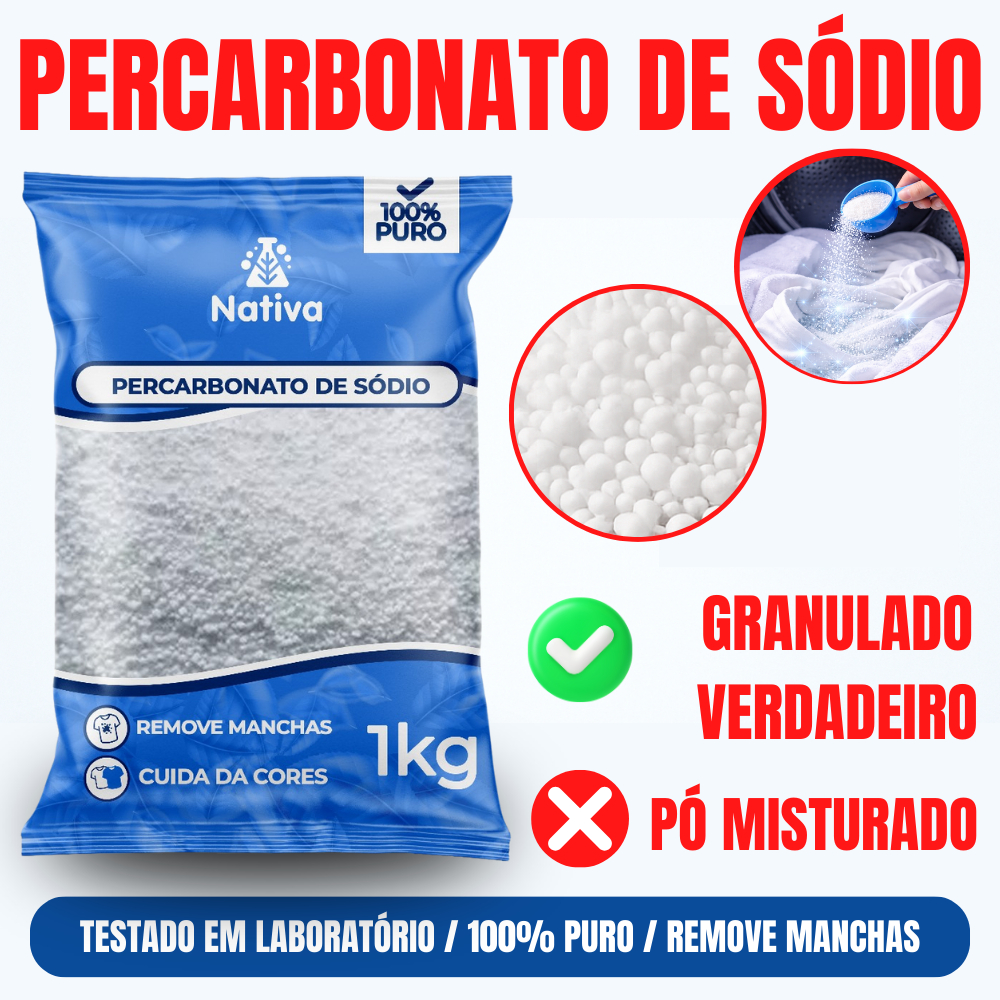 Percarbonato Ação OX2 Máxima Premium Resultado 