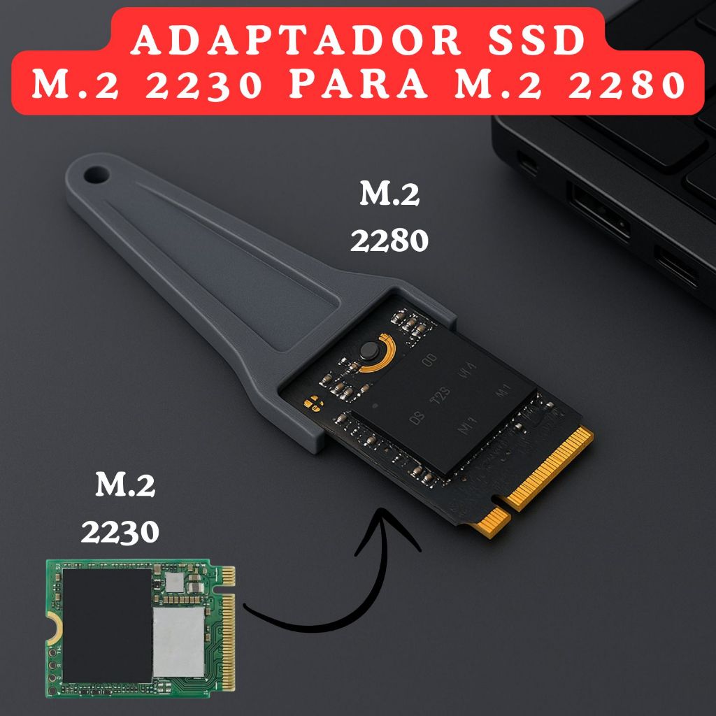 Adaptador Conversor SSD NVME M.2 2230 (30mm) Para 