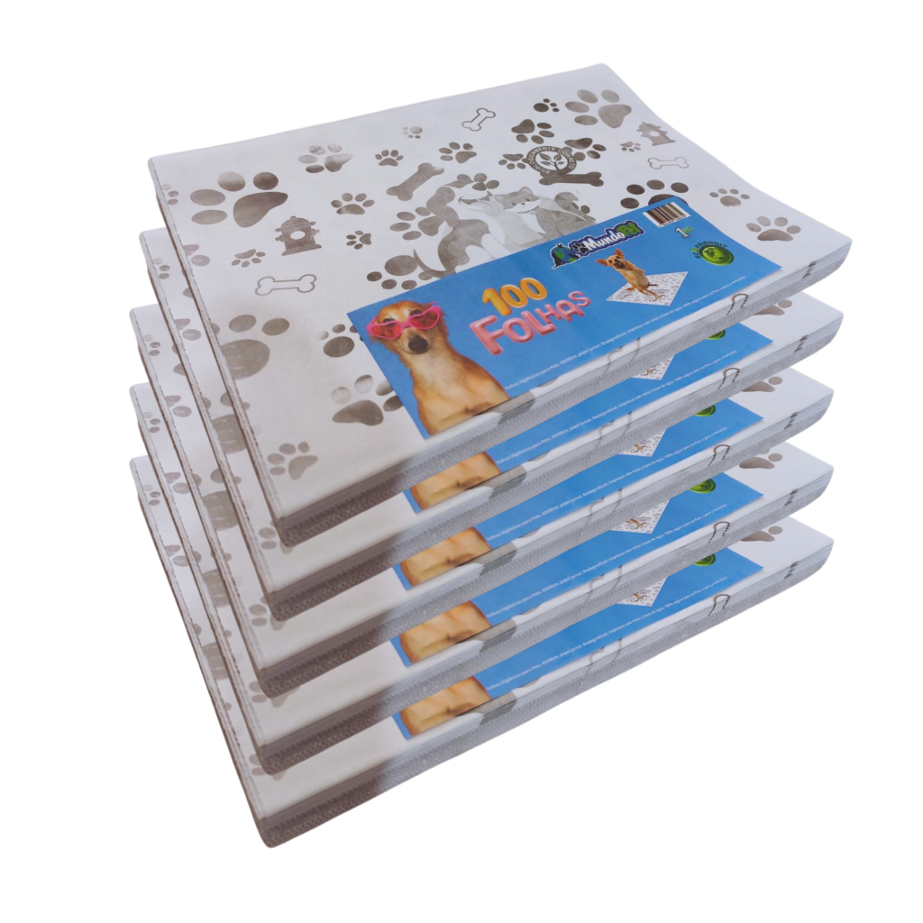 Jornal Biodegradável 100 Folhas Para Pet Atóxico