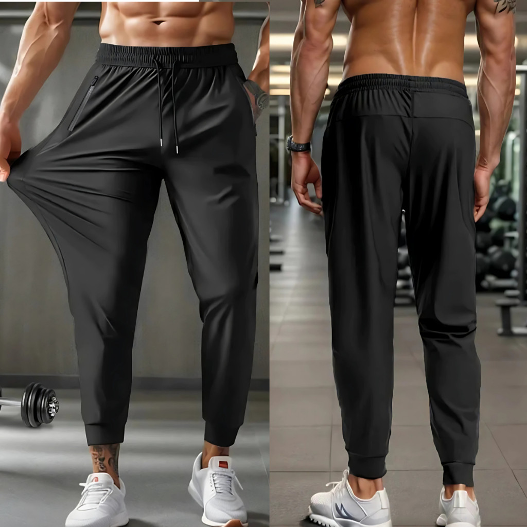 Calça Masculina Com Elastano Para Academia Esport