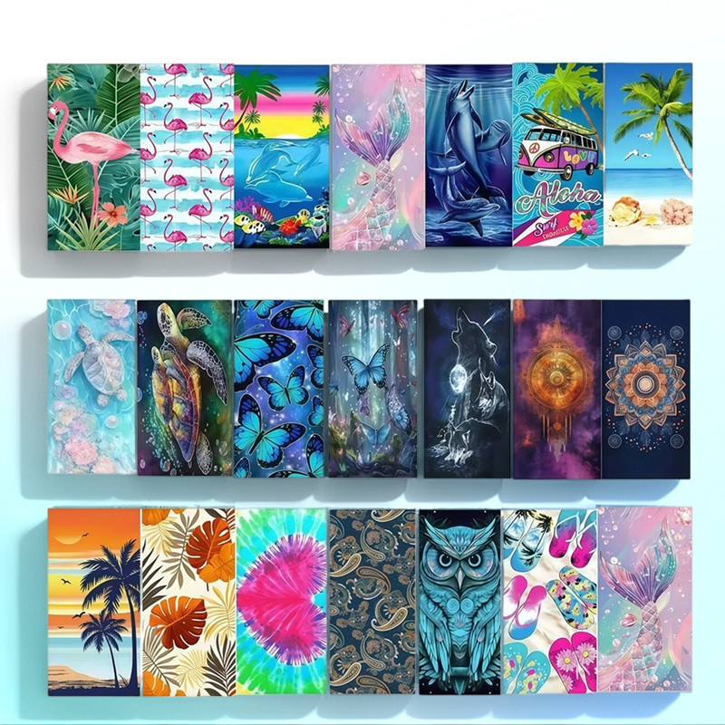 Toalha de Praia Tropical 70×140cm  Super Macia, S