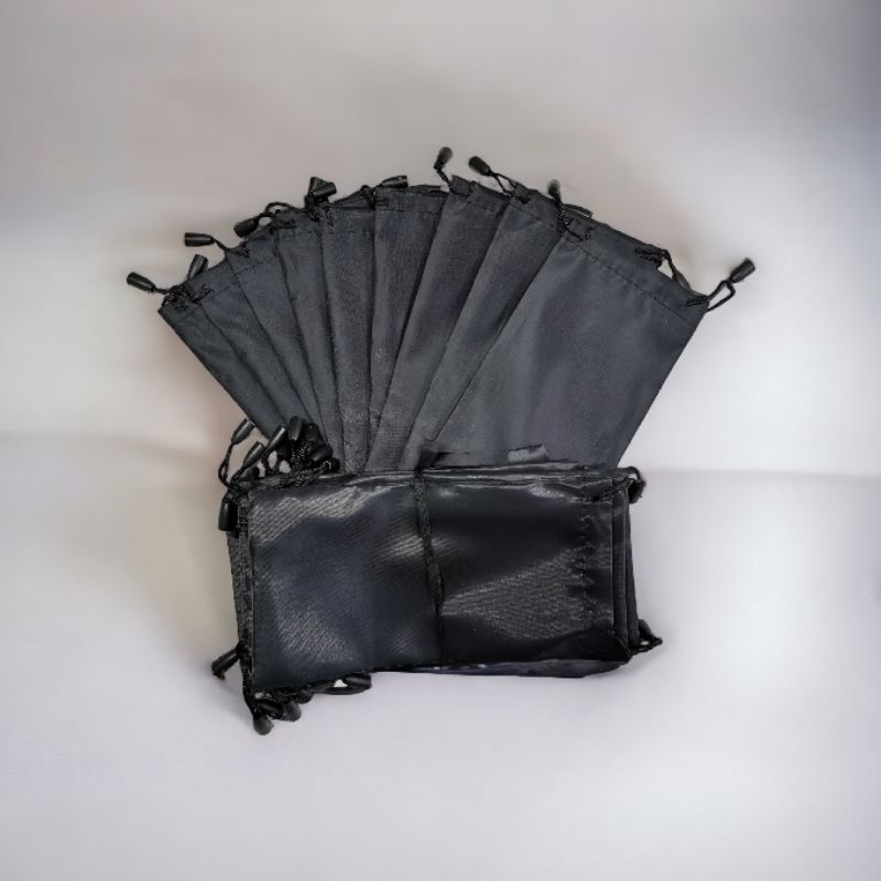 Pacote de saquinho de tecido para proteger óculos