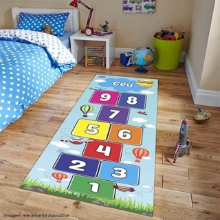 AMARELINHA PARA CRIANÇA EM LONA 1m X 50 cm SEUS F