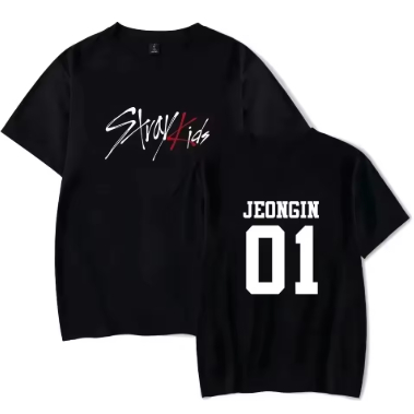 Camiseta Kpop Stray Kids Jeongin 01 Adulto/Infanti