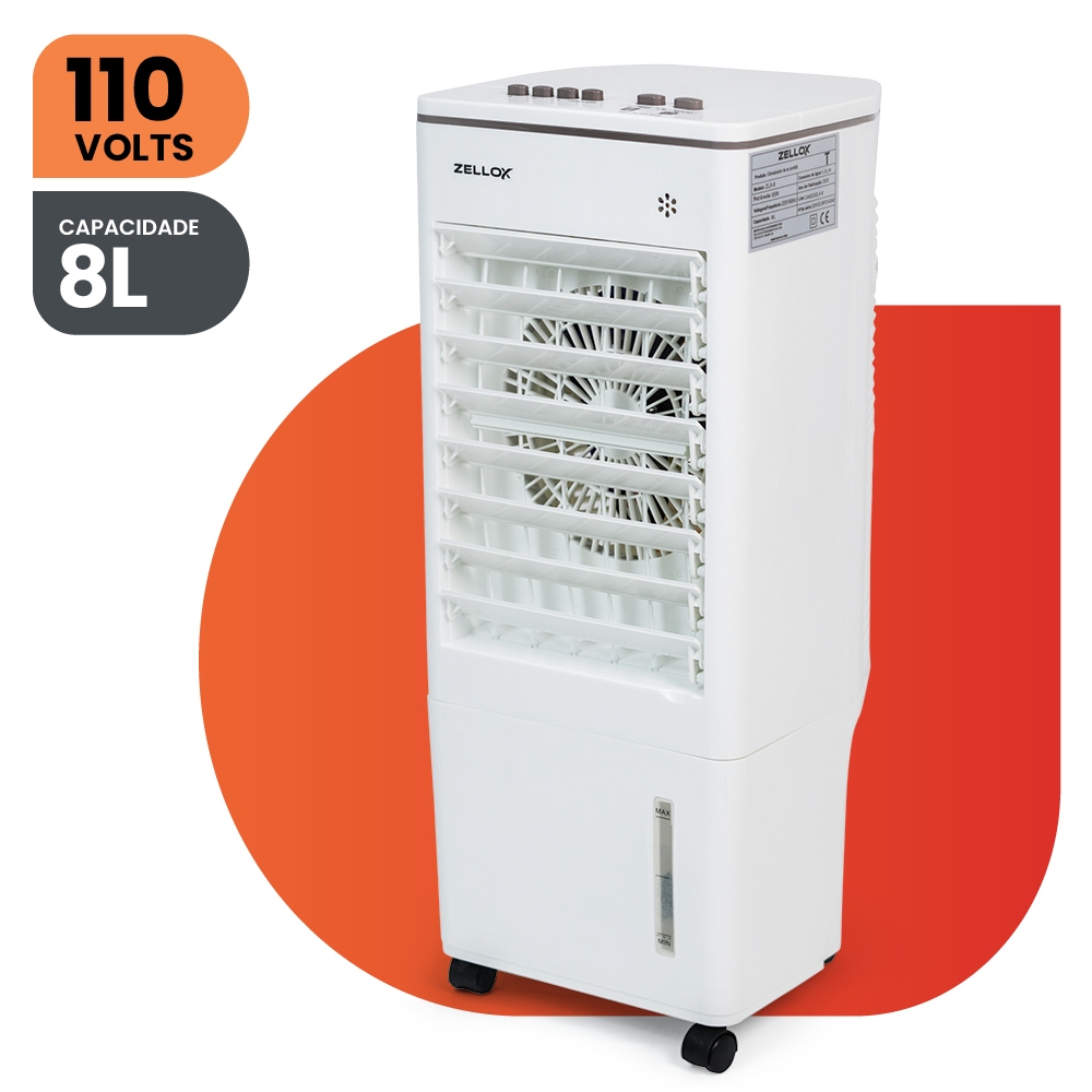 Climatizador de Ar Frio Portátil Umidificador Zel