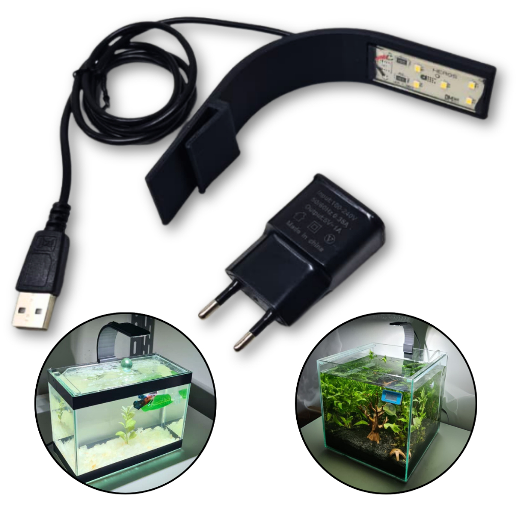 Luminária LED Curva Ultraslim – Aquários P