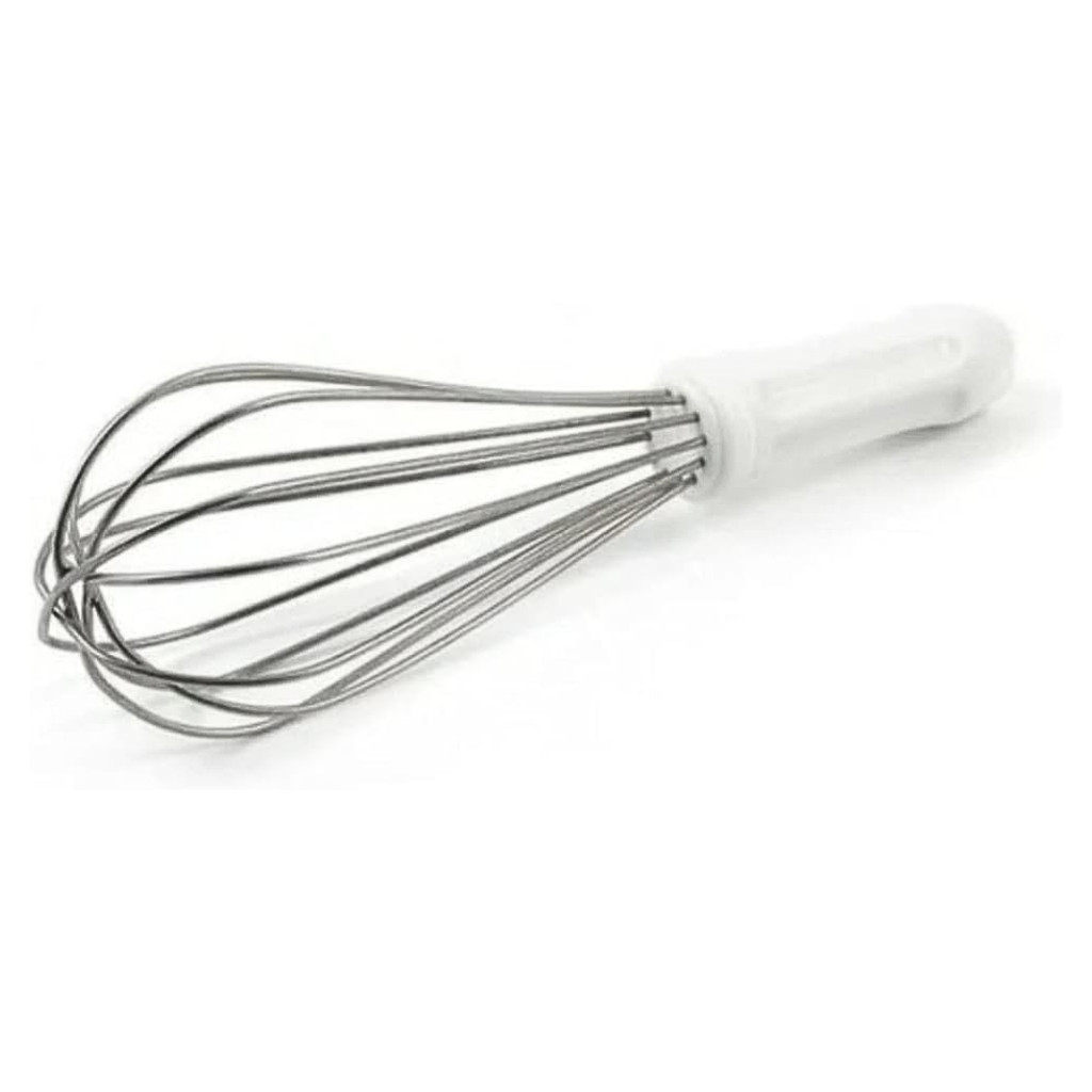 Batedor Fouet Inox Profissional 25cm Branco Fue Cr