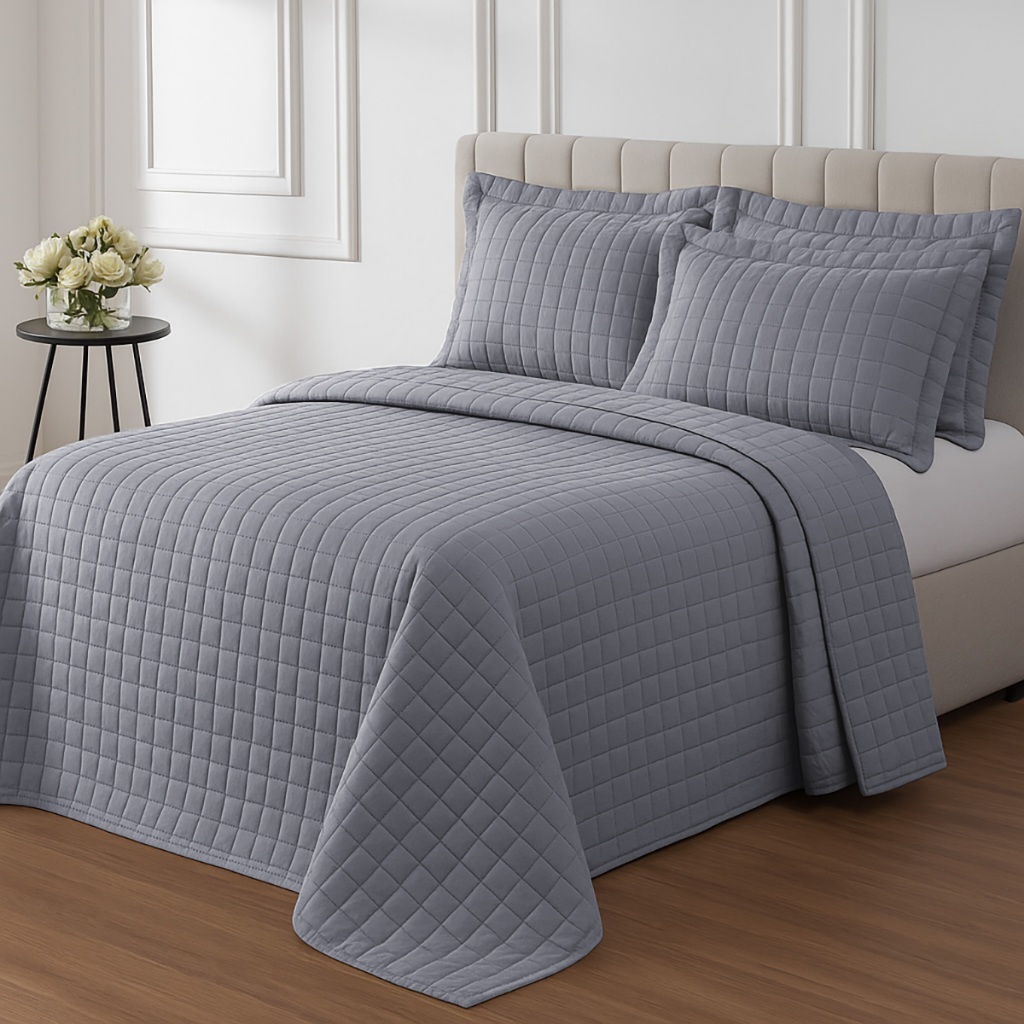 Kit Cobre Leito Percal 400 Fios Com Porta Travesse