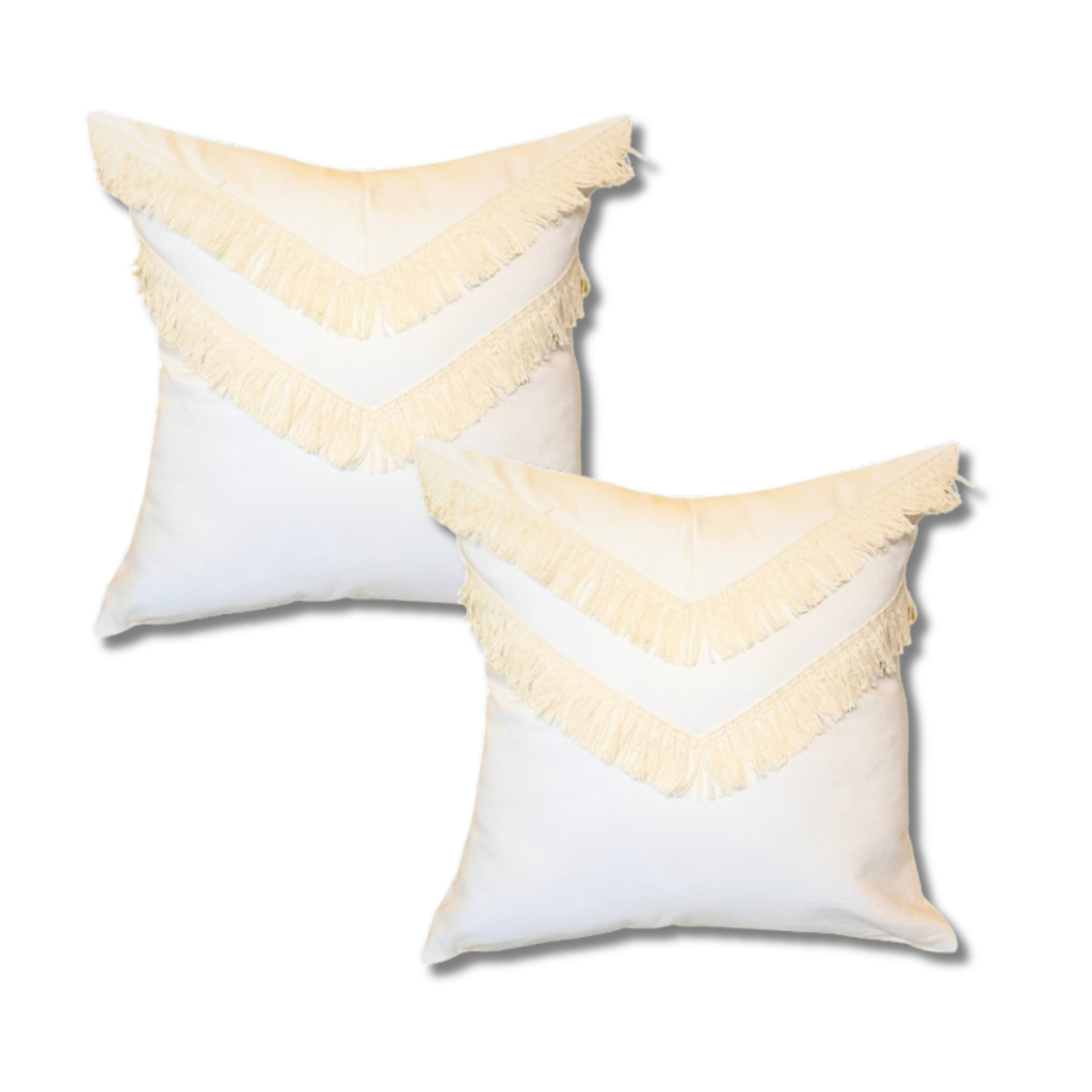 Kit 2 Capas de Almofada Linho Decorativas Tons ter