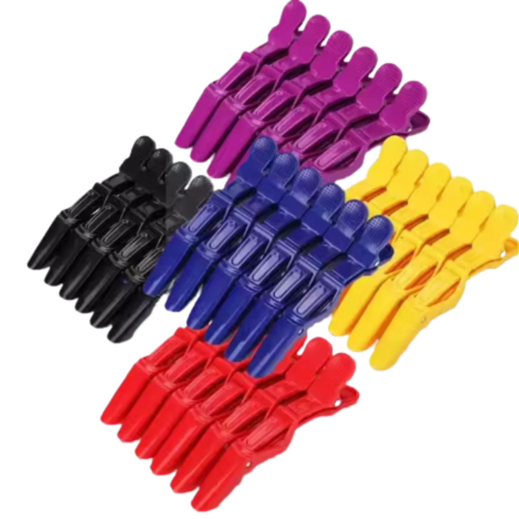 Kit 6 Presilha P/ Cabelo Jacaré Crocodilo Cabelei