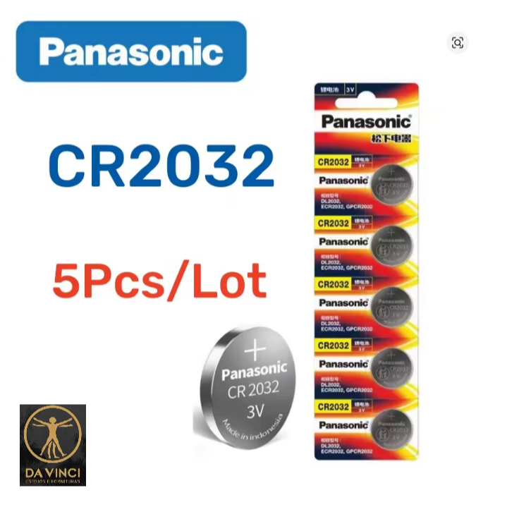 5x Bateria CR 2032 / CR 2025 / CR 2016 Placa Mãe