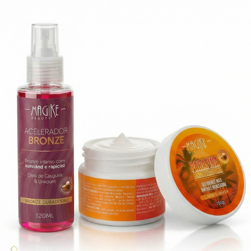 Kit Brozeador 120ml + Parafina Aceleradora Summer 