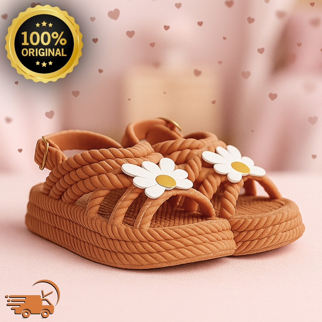 Papete Sandália Menina Margarida Leve e Feminina 