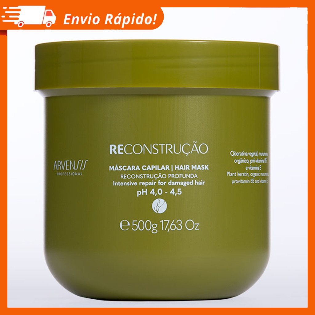 Máscara Reconstrução Cabelos danificados –