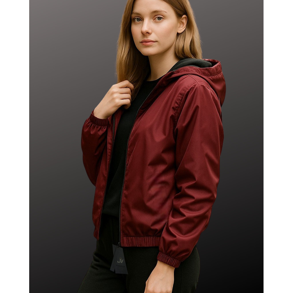 Jaqueta Corta Vento Feminina Leve Secagem Rápida 