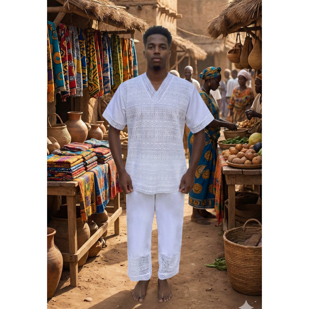 Conjunto Masculino Guipir Umbanda e Candomblé