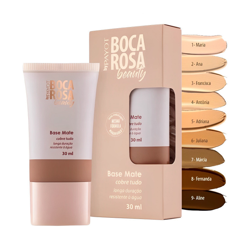 Boca Rosa Base Líquida Matte Perfect – 30ML