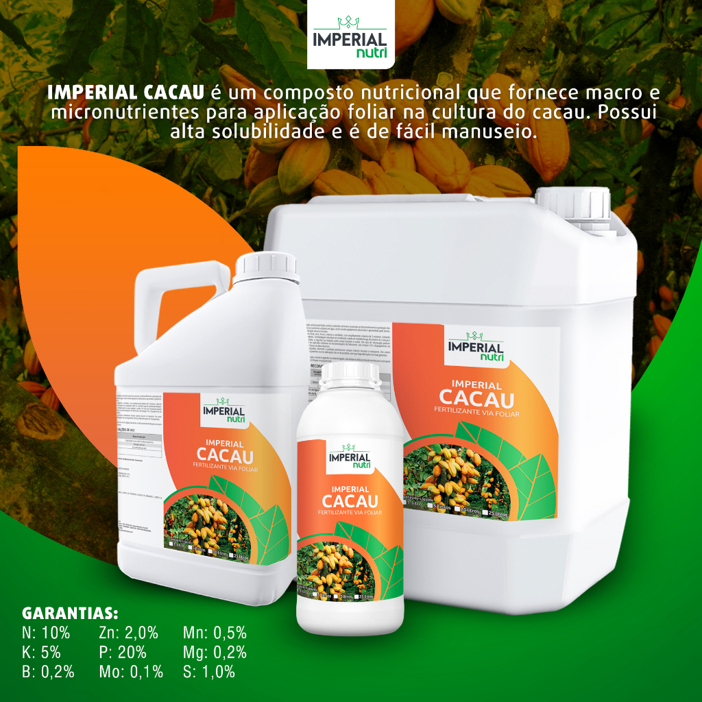 Adubo Foliar para Muda de Cacau 1 L -Fertilizante 