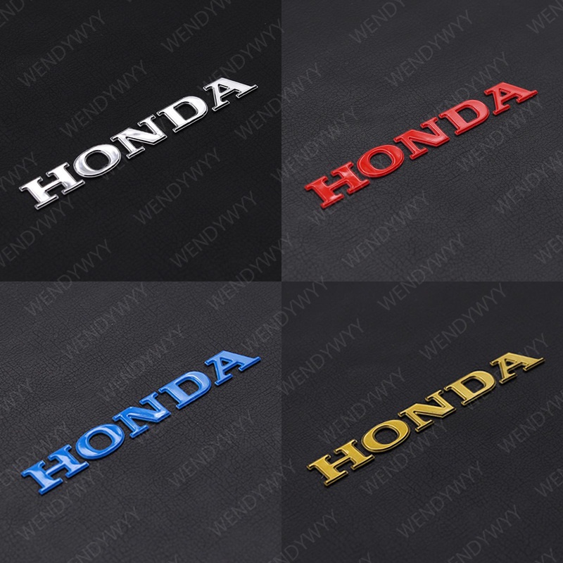 2pcs 1set Honda 3D Emblema 10×1,2cm Logotipos