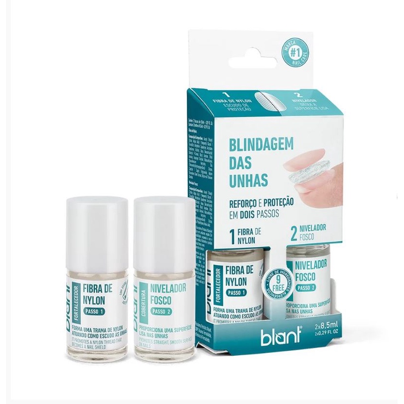 Kit Blindagem Das Unhas Fibra Nylon + Nivelador Fo