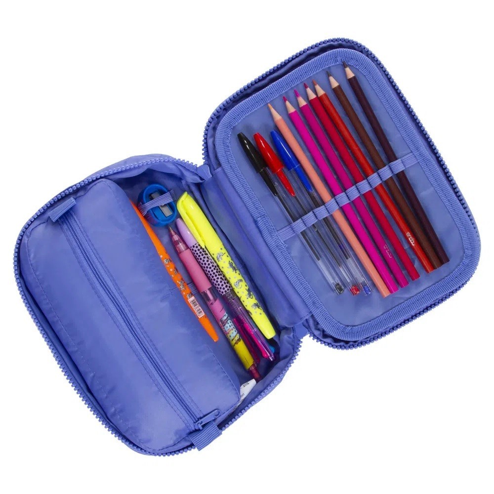 Estojo Luxo Especial Crinkle puxador Webbing Sesti