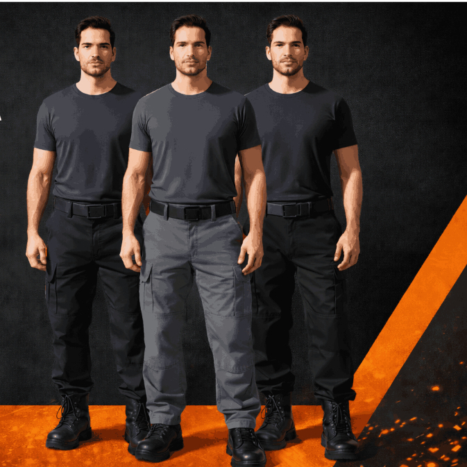 Calça operacional tática rip stop bolso cargo