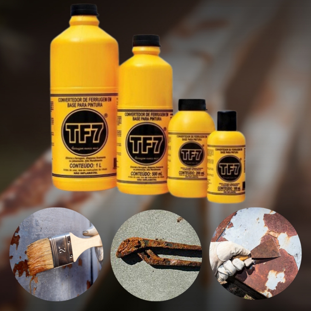 Tf7 Fundo Convertedor De Ferrugem Tubo