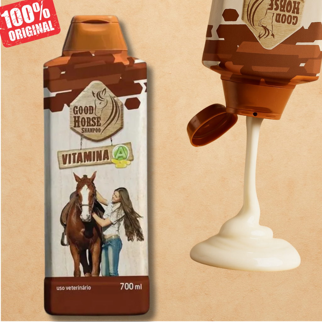 Shampoo de Cavalo Good Horse Com Vitamina A Para C