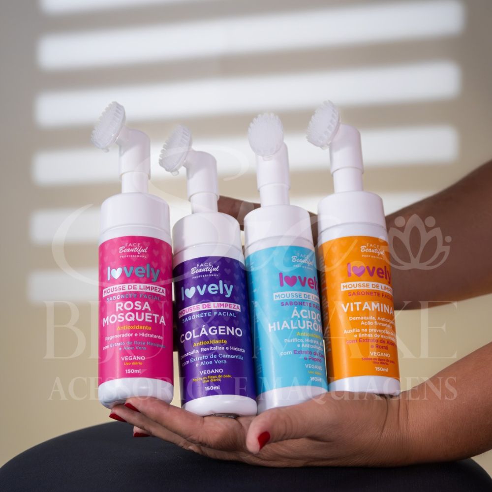 Mousse Sabonete  de Limpeza Facial  Lovely Face Be