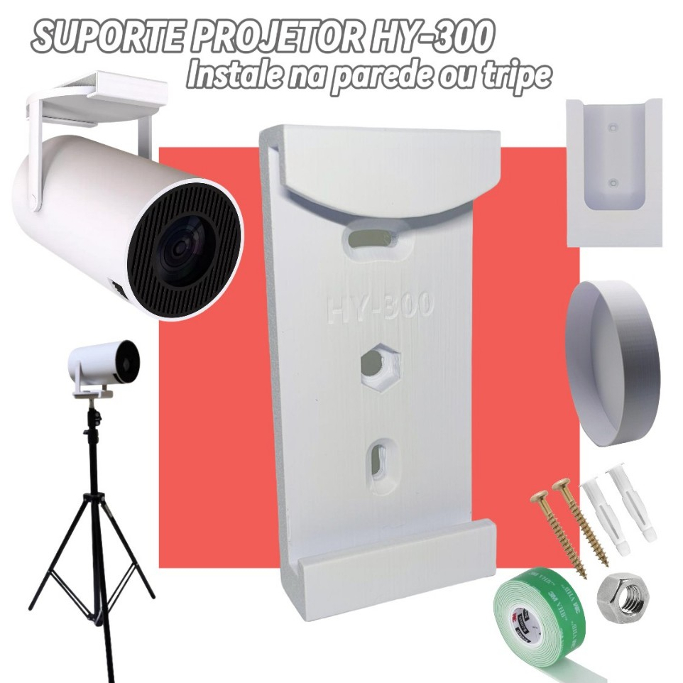 Kit com Suportes – tampão e porta controle 