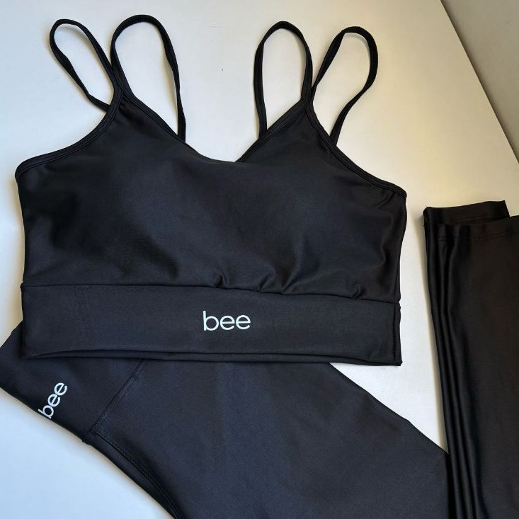 Conjunto Academia Treino Top e Calça Legging Femi