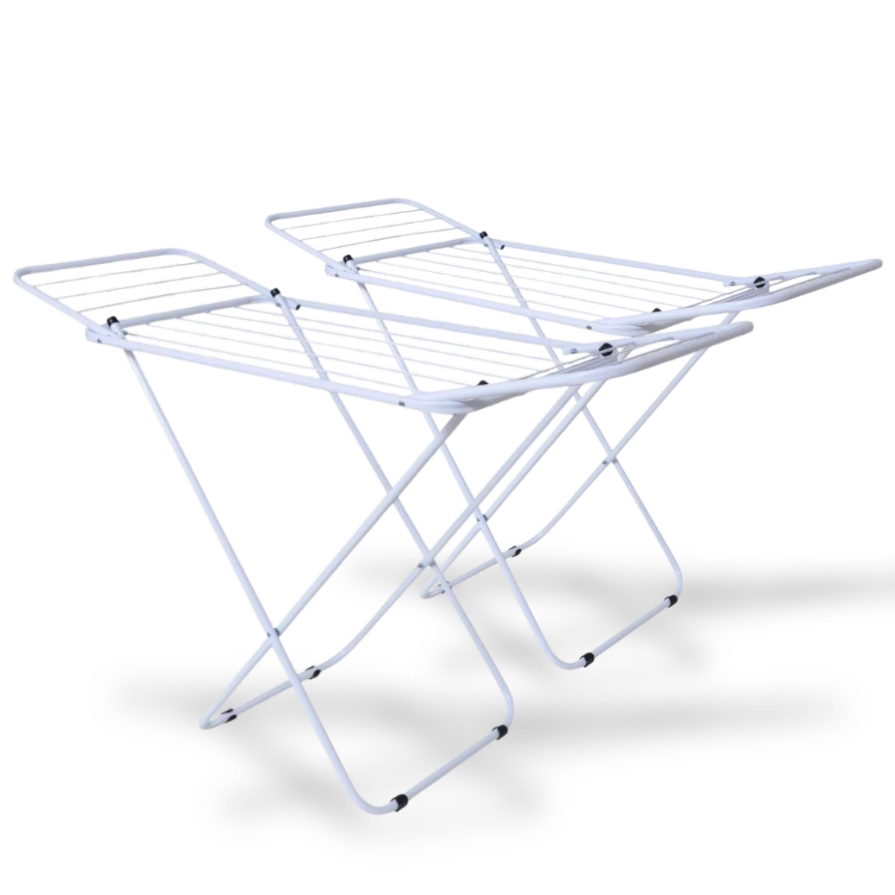 Varal Dobrável de Chão com Abas | Super Leve, Re