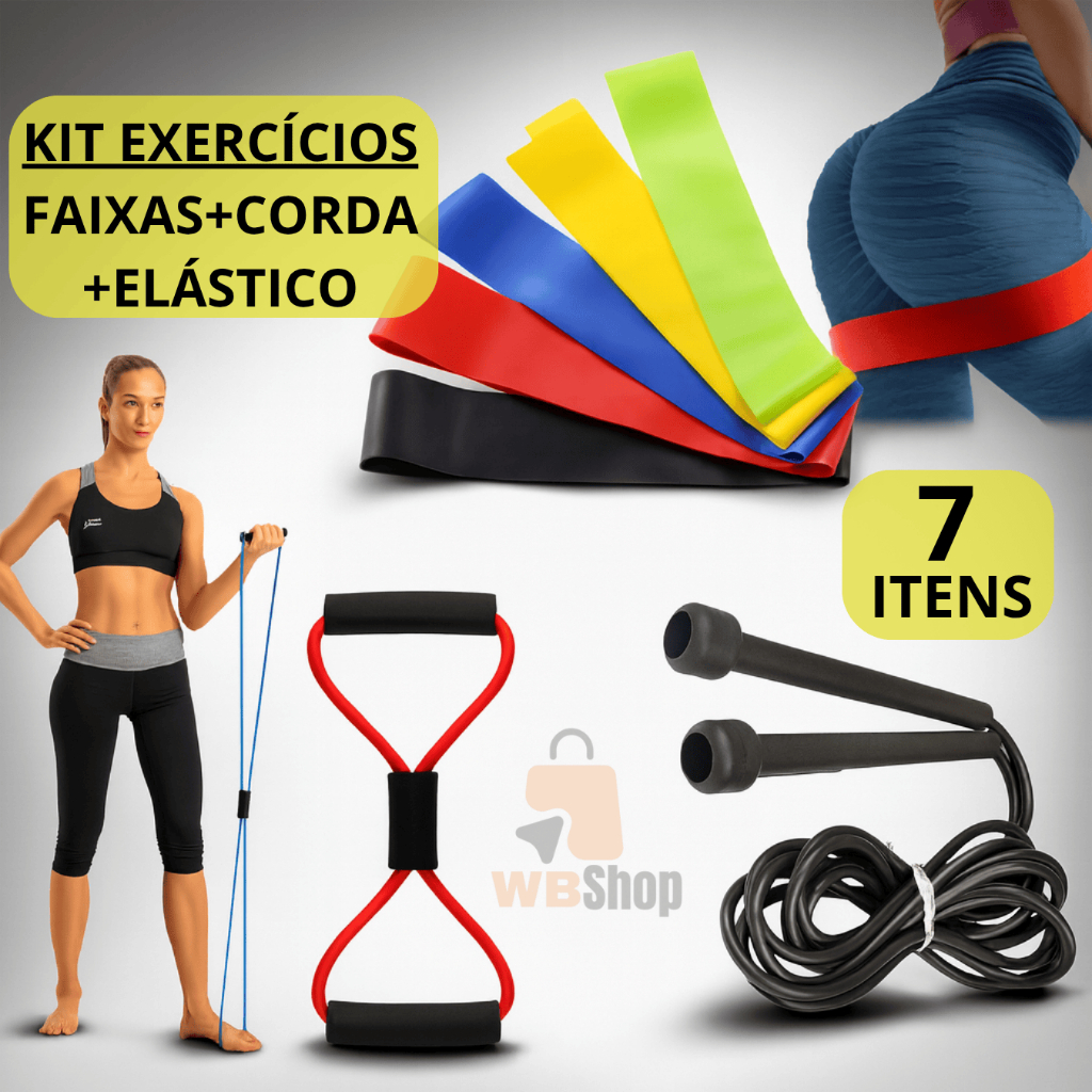 Faixa Mini Band Elástico Para Exercício Fisioter