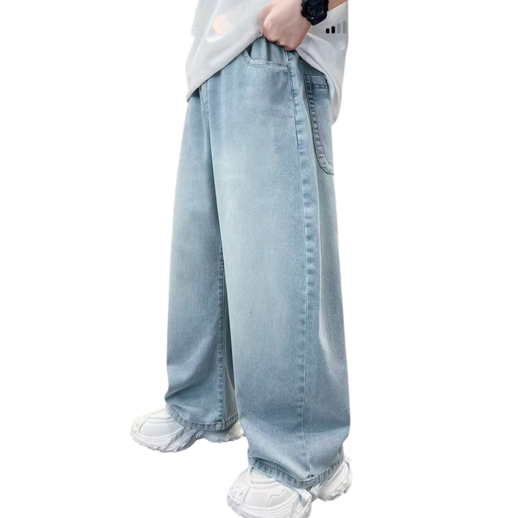 Calça Jeans Balão Estilo Baggy  Infantil Juvenil
