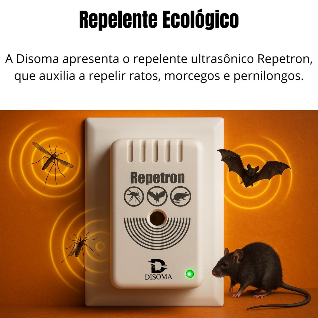 Repelente Eletrônico Espanta Pernilongo, Ratos e 