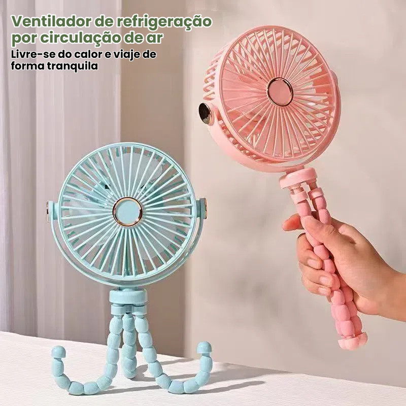 Ventilador Portátil de Carrinho de Bebê  –
