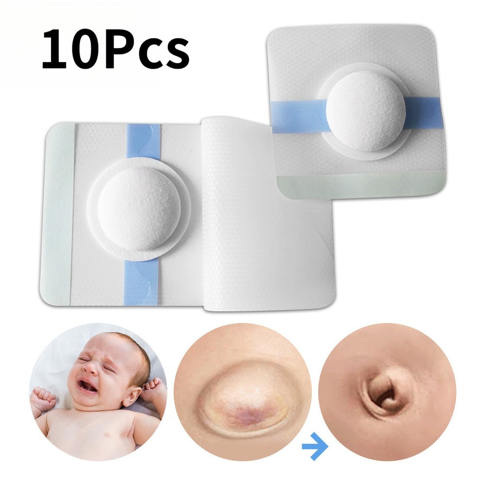 10 Pcs Bebê Umbigo Banda Adesivo Cinto De Hérnia