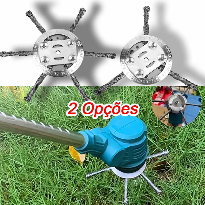 Disco Fio de Aço Escova de Aço 3/6 Lâminas Para