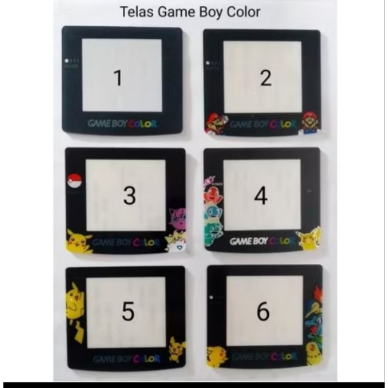 1 Tela de proteção Game Boy DMG, Pocket, Color e
