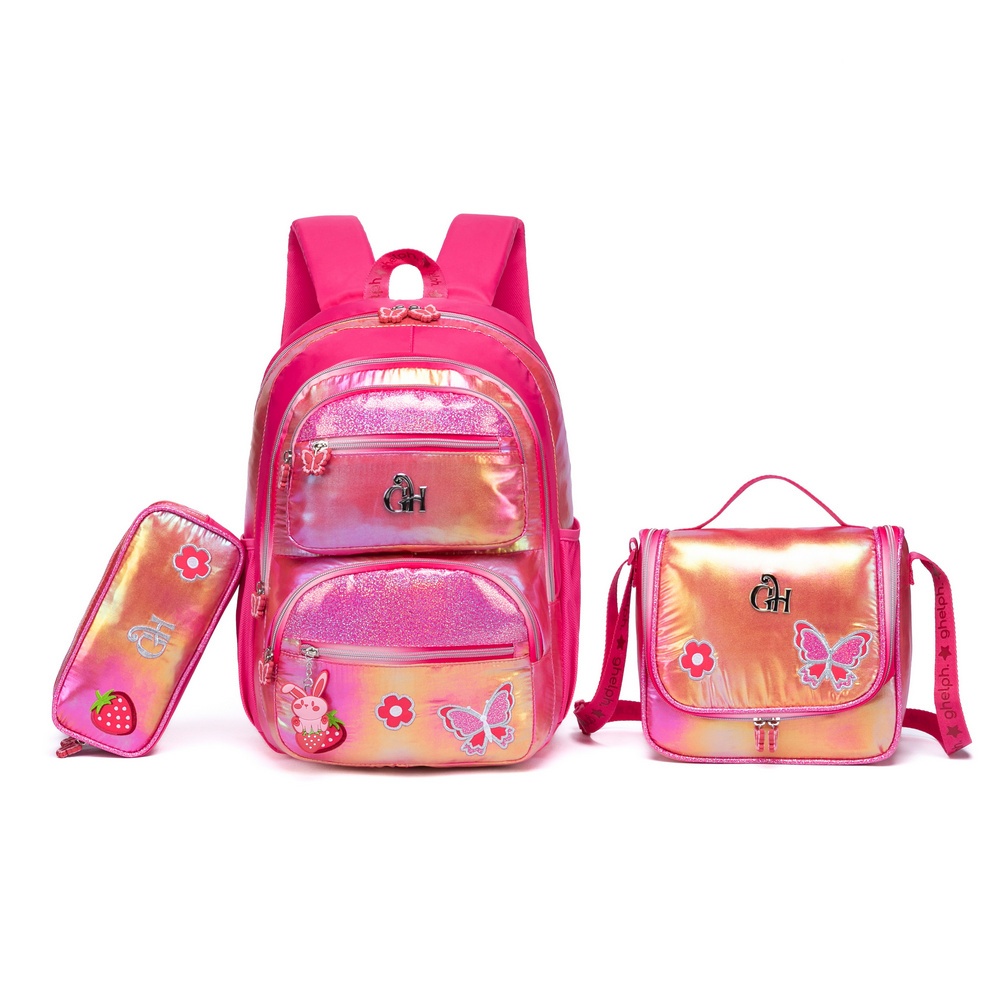 Kit Mochila Infantil Juvenil Escolar Guelph Menina