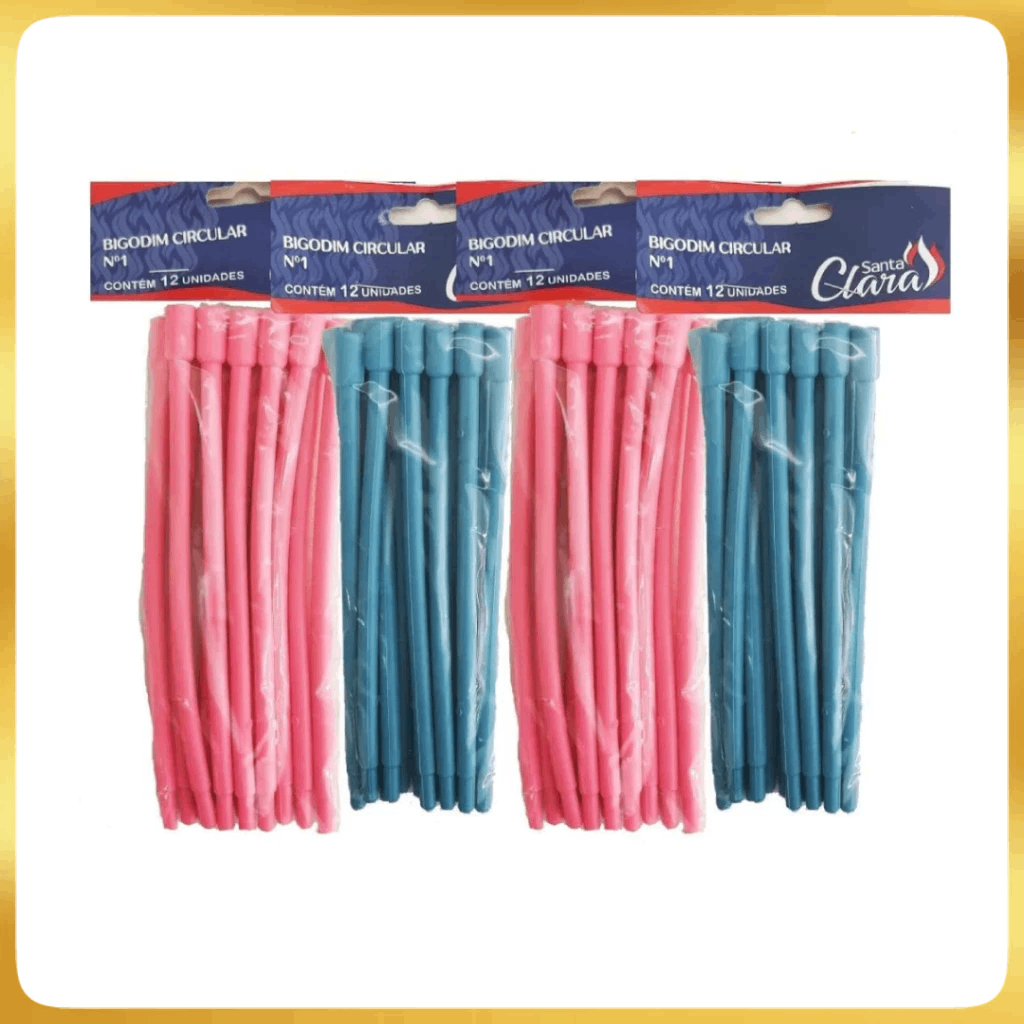 Bigodim Circular Cachos Perfeitos Cabelos Ondas N�