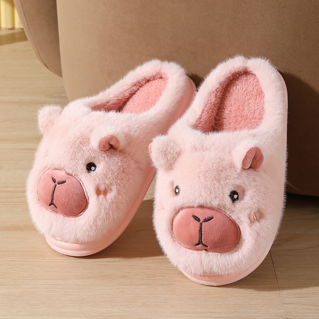Pantufa de Algodão Capivara – Modelo Fofo c